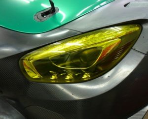 ヘッドライトプロテクションフィルム AMG GT GT3 スーパーGT
